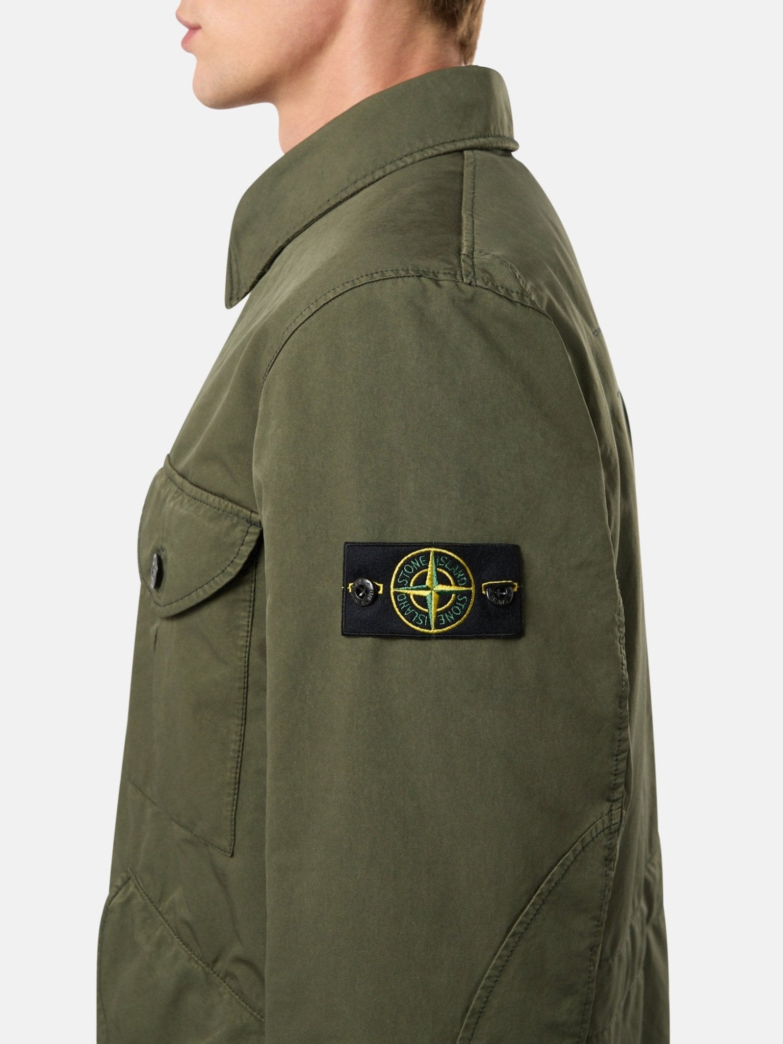 Stone Island - veste déperlante David-TC musk