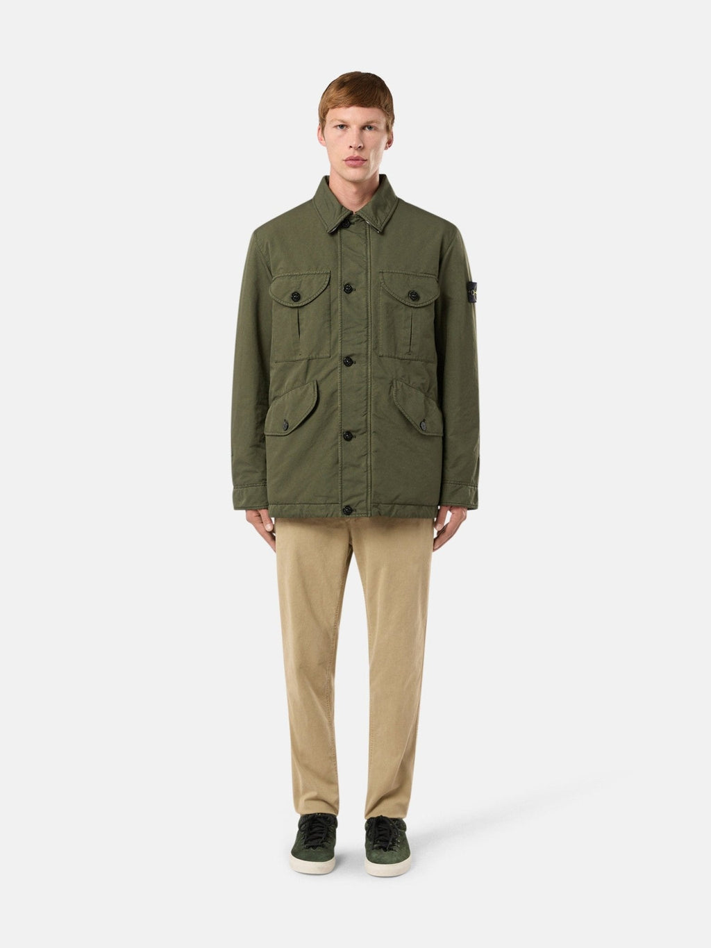 Stone Island - veste déperlante David-TC musk