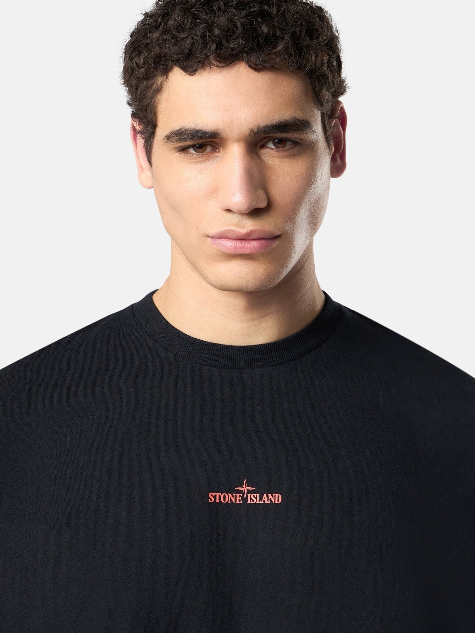 T-shirt à manches courtes avec imprimé Noir